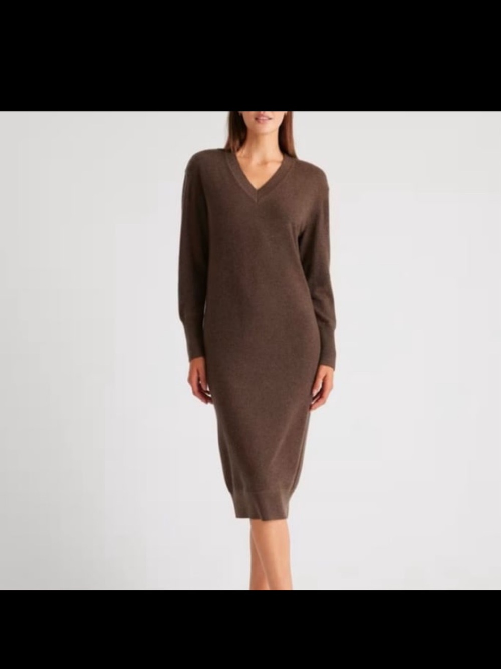 Quince Cashmere Sweater Dress